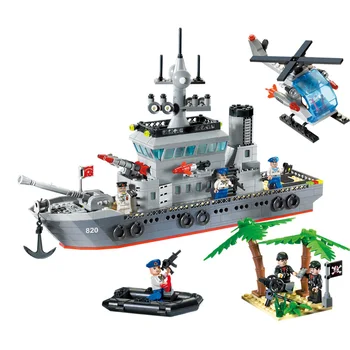 E Modelis Suderinamas su Karinio Laivyno Modelių Kūrimo Rinkiniai Blokai Žaislai Hobis, Pomėgiai Berniukų, Mergaičių