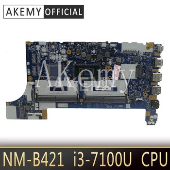 EE480 EE580 NM-B421 Už Lenovo ThinkPad E480 E580 Nešiojamas plokštė darbas W/ I3-7100 CPU