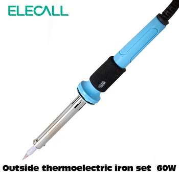 ELECALL ESI-C60 JAV Kištukas 220V 60W Homoiothermic Patvarus Elektros Geležies Ginklą, Suvirinimo, Litavimo Geležies Įrankis Su Indikatoriaus lempute