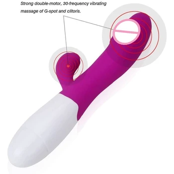 Galingas Triušis Dildo, Vibratoriai Masturbacija Massager G-taško Vibratorius Klitorio Stimuliatorius Vibratorių Suaugusiųjų Sekso Žaislai Moterims