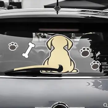 Galinio lango valytuvas lipdukas automobilio su animacinių filmų, automobilių lipdukai, juokinga įstaiga aplinkosaugos ¾enklelis valytuvų apdailos mielas kūrybos prekių -258