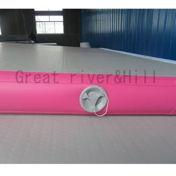 Gimnastikos iškrovimo kilimėlis, sporto salė, oro bėgių gimnastikos kilimėlis pripučiami oro bėgių ir 7m x 1,5 m x 0,1 m