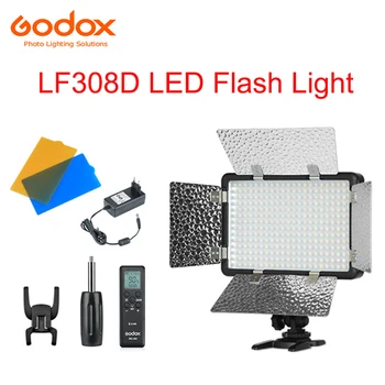 Godox LF308Bi Bi-Color LF308D 5600K LED Blykstė Smartfon APP 2.4 G Bevielio Kontrolės Vestuvių Fotografavimas Vaizdo Įrašymas