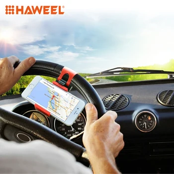HAWEEL Universalus Automobilinis Vairas mobiliųjų Telefonų Laikiklis Laikiklis iPhone Samsung 