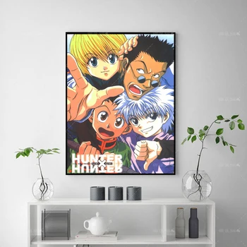 HD Spausdinti Paveikslai Tapyba Šiuolaikinės Karšto Naujas Hunter X Hunter Anime Plakatu, Modulinės Nuotraukos Namų, Berniukas Miegamojo Kambarį, Sienų Dekoras