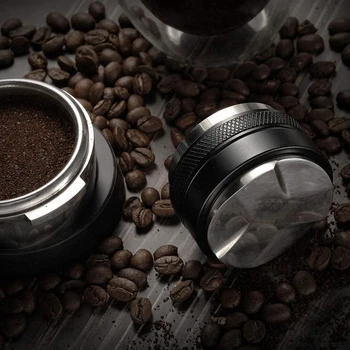 HOT-58mm Kavos Platintojo & Suklastoti, Silikono Kavos Suklastoti kilimėlis, Espresso Suklastoti mat Dviguba Galvos Kavos Leveler