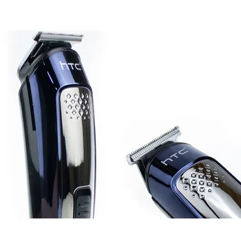 HTC Profesionalių Skaitmeninių Plaukų Žoliapjovės Įkraunamas Elektrinis Plaukų Clipper Vyrų Belaidžius Kirpimas Aukščio Nerūdijančio Plieno Ašmenys