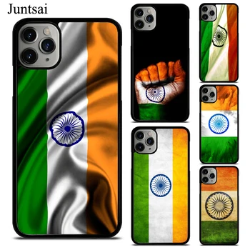 Indijos Vėliava Atveju iPhone 12 Pro Max mini Pro 11 Max XS X XR SE 2020 6S 7 8 Plius Fundas