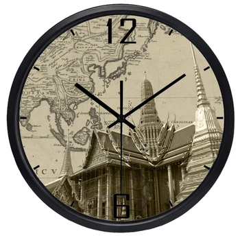 JAV, Prancūzija Eifelio Olandijoje fojė sieninis laikrodis namie laikrodis