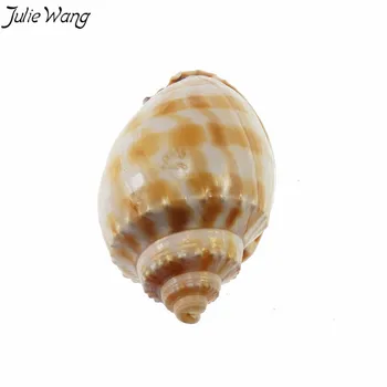 Julie Wang 1PC Gamtos Myli Sea Shell Papuošalai Ekrano Namų Puošybai Aksesuaras 3 Tipų Pasirinkti