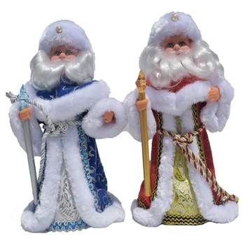 Kalėdų Santa Claus Berniukas Mergaitė Rusijos Elektros Muzikos Lėlės, Papuošalai Kalėdų Dekoro