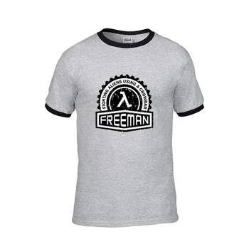 Karinės Half Life 2 3 Tshirts Žaidimas Xen G-Man Juokinga T Marškinėliai Vyrams Medvilnės Vasaros Juoda balta 2020 Spausdinimo Logo Dizainas top marškinėliai