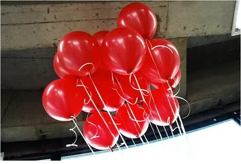 Karšto 1.2 g 50/100pc 10inch Raudonos Latekso Helio Inflable Ballon oro latekso ballon Vestuvių, Gimtadienio prekių Apdaila