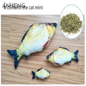 Katė katžolių žaislas mėtų žuvų modeliavimas žuvų katė prekių katė pagalvė