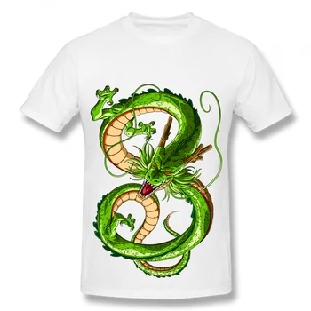 Kinų Stiliaus Dragon Spausdinami O-Kaklo Pusė Rankovės Harajuku T-shirt Kawaii Mielas vyriški trumpomis Rankovėmis Standartas Marškinėliai