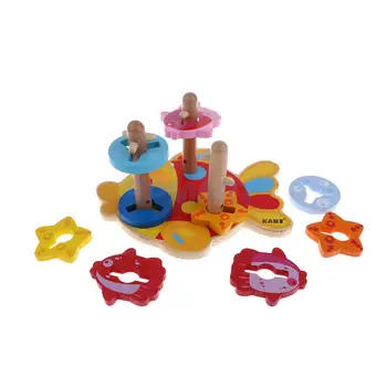 Klasikinis Montessori Žaislas Medinės Formos, Spalvos Rūšiavimo Žaislas Švietimo Žaislas Dovana Kūdikio, Vaikiška