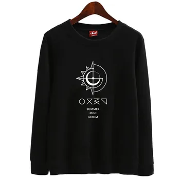 Kpop gfriend vasarą mini albumo viršelio patį spausdinimą, o kaklo megztinis hoodies mados 2 stilius unisex plona palaidinukė pavasarį rudenį