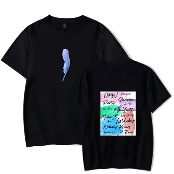KPOP GOT7 Marškinėliai 2019 World Tour Albumą AKIS JUMS MARK JACKSON ' O-Kaklo Medvilnės Hip-Hop Marškinėlius T Marškinėliai trumpomis Rankovėmis Viršūnes T-shirt