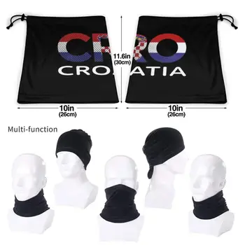 Kroatija Jersey Dovana Kroatijos Mikropluošto Kaklo Šilčiau Bandana Šalikas Veido Kaukė Kroatija Kroatų Kroatijos Respublika Kroatijos