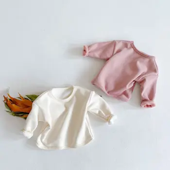 Kūdikių 2020 m. žiemos vaikų long sleeve T-marškinėliai, vaikiški marškinėliai