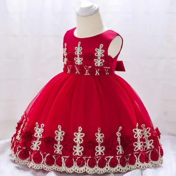 Kūdikių dress mergaitė Decal kūdikių vestuvių suknelė kūdikių full moon princess sijonas