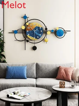 Laikrodis Sieninis Laikrodis Kambarį Namuose Mados Šiaurės šalių Šiuolaikinės Paprasta Asmenybės Meninės Kūrybos Dekoratyvinės Sienų Žiūrėti namų dekoro