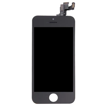 LCD Ekrano ir skaitmeninis keitiklis Pilnas montavimas Priekinė Kamera iPhone 5S