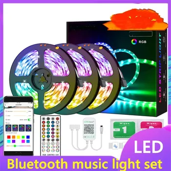 LED Bluetooth Smart Šviesos Juosta 5050 Muzikos, Šviesos Juostelė App 