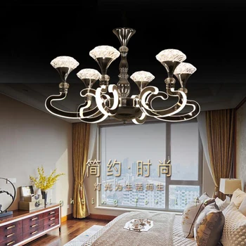 Led modernus minimalistinio akrilo kūrybinės asmenybės kambarį liustra 6 galvutės, 8 namuose prabangos šviestuvo šviesos lempos LED