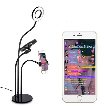 LED Selfie Užpildyti Šviesos, Telefonas Live Grožio Lempa Su Clip Gyventi Lampara Fotografijos Lempos Laikiklis Luces Led Cocina Merginų Dovanos Lampe