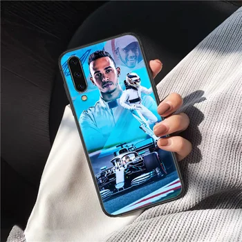 Lewisas Hamiltonas F1 Lenktynininkas 44 Telefono dėklas Samsung Galaxy A10 A20 A30 E A40 A50 A51 A70 A71 J 5 6 7 8 2017 juoda atsparumas Vandeniui