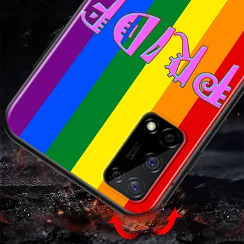 LGBT Vaivorykštė Gėjų Silikoninis Dangtelis Realme V15 X50 X7 X3 Superzoom Q2 C3 C11 7i 6i 6s 6 Pasaulio Pro 5G Telefono dėklas