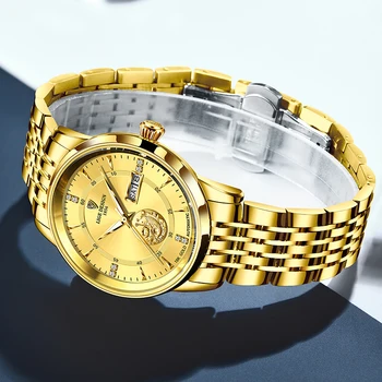LIGE Vyrų Laikrodžiai 2020 Prabangių Vyrų Mechaninis Laikrodis Šviesos Klasikinis Automatinis laikrodis Vyrams, Verslo Japonija Judėjimo laikrodžiai