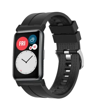 Mados Silikono Pakeisti Watch Band Riešo Dirželis Huawei Žiūrėti Tilptų Juosta Aukštos Kokybės Smartwatch Juosta Priedai