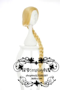 Magija ilgi plaukai Princesė lepe su nerijos aukso Denise Cosplay perukas