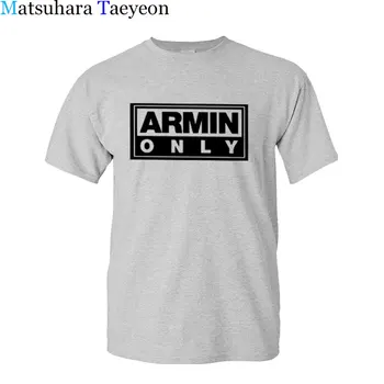 Matsuhara Taeyeon Brand T - vyriški trumpomis rankovėmis Tee marškinėliai Atsitiktinis Vyrų Mados Drabužių, MC, DJ Armin Van Buuren Hip-Hop