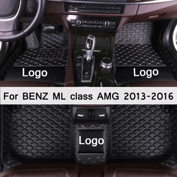 MIDOON oda Automobilių kilimėliai BENZ ML klasės AMG 2013 m. m. m. 2016 Custom auto pėdų Pagalvėlės automobilių kilimų dangtis