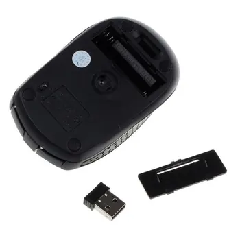 Mini bevielė Pelė Optinė Kompiuterio Pelė, USB Imtuvas, Ergonomiškas USB Peles Mac Desktop Laptop Notebook