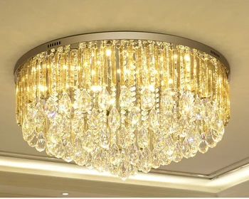 Modernūs, Prabangūs Apskrito Krištolo Šviesa, Skirtą Kambarį Namuose Valgomasis Šviesos Lempos Viešbutis Kūrybos Šviesą Geležies Lempa E14 LED lemputės