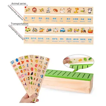 Montessori Įspūdį Mokymosi Žaislai Žinių Klasifikavimo Lauke Mediniai Žaislai Vaikams Y4QA
