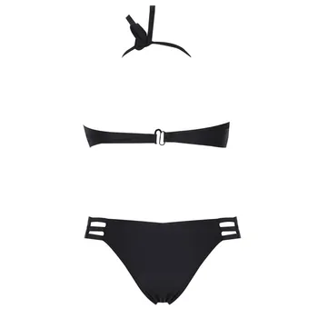 Moterų karšto mados bikini rinkinys sexy kietas apynasrio maudymosi kostiumai tuščiaviduriai iš viršaus mažas juosmens diržas bikini maudymosi kostiumas, paplūdimio plaukti dėvėti 2vnt