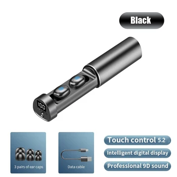 N21 Ausinių TWS Ausinės Touch Kontrolės Belaidžio 