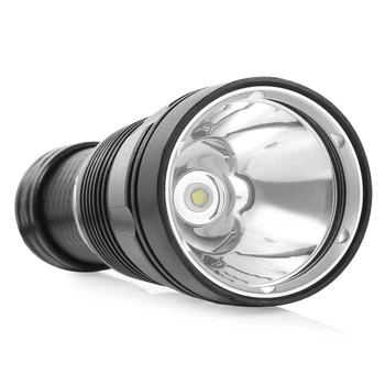 Nardymo LED Žibintuvėlis 500M Vandeniui Povandeninio Nardymo Kempingas Lanterna Žibinto Lempa Nešiojamų Tolygus Tamsos Šviesa