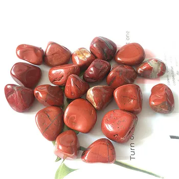 Natūralus raudonasis Jaspis būgniniai akmens Dalelių, Gydomųjų Egzempliorių feng shui