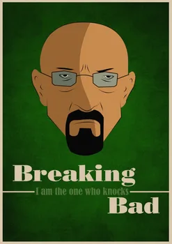 Naujas Breaking Bad Plakatai Filmų Plakatų Derliaus Kraftpopieris Retro Sienos Lipdukas, Baras, Kavinė Namų Dekoro A5