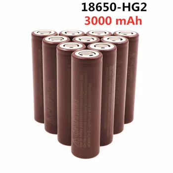 Naujas HG2 18650 3000mAh baterija 18650HG2 3.6 V, skirta hg2 Galios daugkartinio Įkrovimo baterija baterija