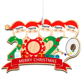 Naujas Mados Merry Christmas Kalėdų Medžio Apdaila 2020 Šeimos Izoliacija Metų