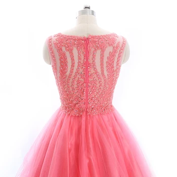 Naujas Mini-Line Trumpas Homecoming Suknelės 2019 Kristalų Appliques Prom Šalis Suknelės Baigimo Suknelė Elegantiškas Bridesmaid Suknelę