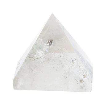 Naujas, Natūralus Kristalinis Kvarcas Piramidės Energijos Gijimas Bokštas Namų Puošybai Ornamentu Piramidės Tekinto Akmens, Pakabukas