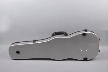 Naujas smuikas atveju 4/4 kompozicinės medžiagos stiprus smuikas lauke krepšyje sidabro spalvos#SX1